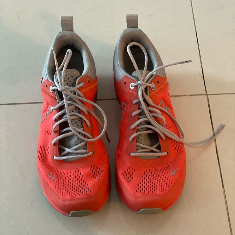 On cloud running shoes